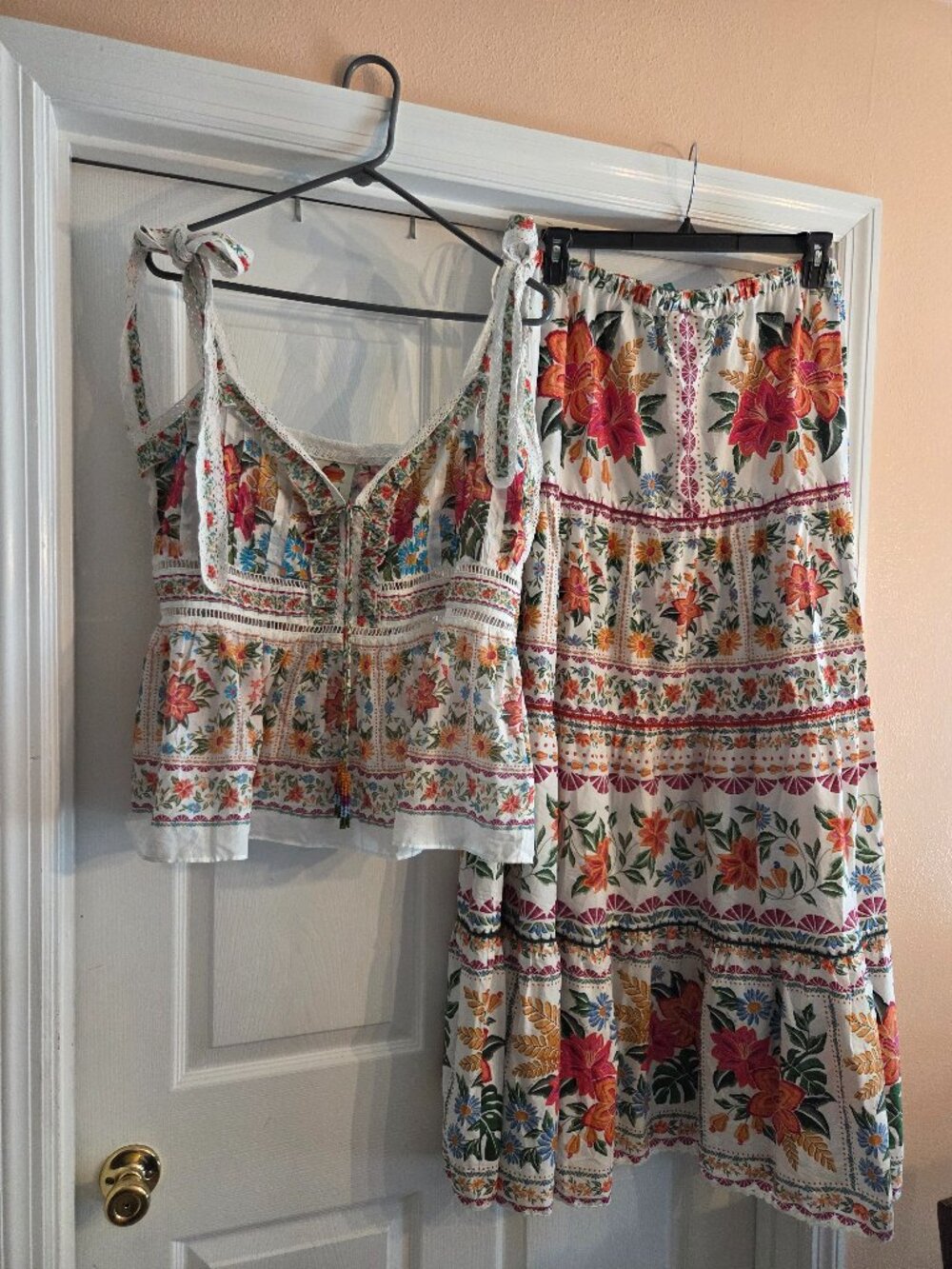 FARM RIO BLOOM GARDEN   2 PIECE -MAXI SKIRT W/TOP